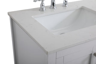 aubrey Double Bathroom Vanity in Grey