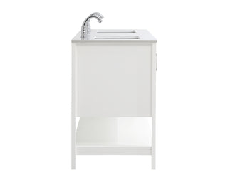aubrey Double Bathroom Vanity in White