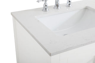 aubrey Double Bathroom Vanity in White