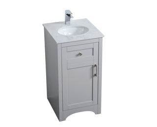 moore Single Bathroom Vanity in Grey