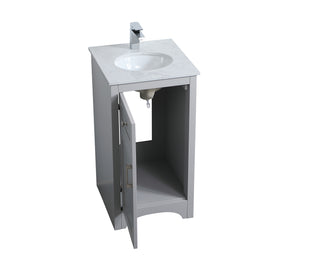 moore Single Bathroom Vanity in Grey