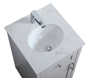 moore Single Bathroom Vanity in Grey