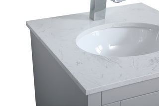 moore Single Bathroom Vanity in Grey