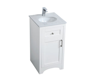 moore Single Bathroom Vanity in White