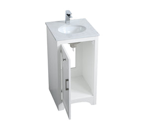 moore Single Bathroom Vanity in White