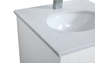 moore Single Bathroom Vanity in White