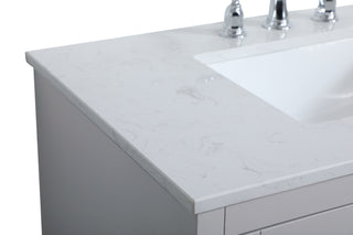 moore Single Bathroom Vanity in Grey