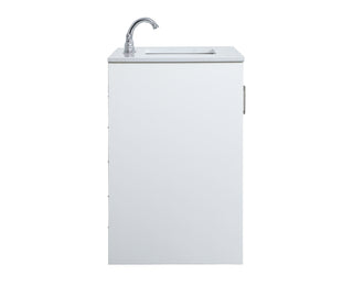 moore Single Bathroom Vanity in White