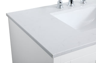 moore Single Bathroom Vanity in White