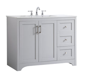moore Single Bathroom Vanity in Grey