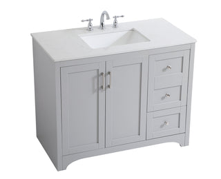 moore Single Bathroom Vanity in Grey