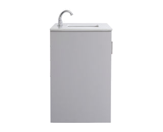 moore Single Bathroom Vanity in Grey