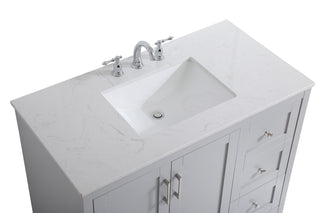moore Single Bathroom Vanity in Grey