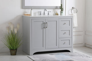 moore Single Bathroom Vanity in Grey