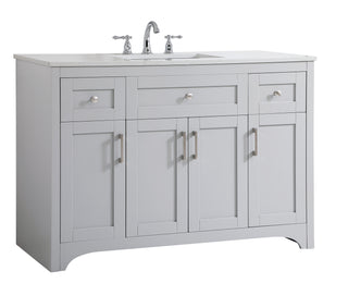 moore Single Bathroom Vanity in Grey