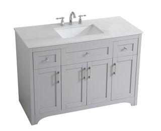 moore Single Bathroom Vanity in Grey