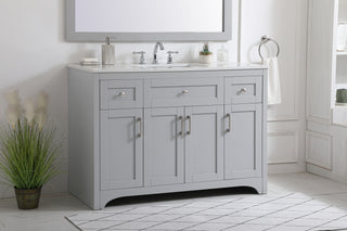moore Single Bathroom Vanity in Grey