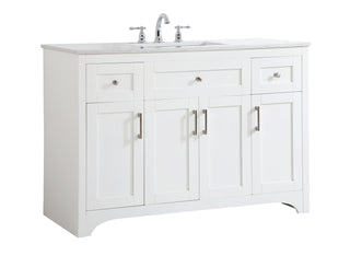 moore Single Bathroom Vanity in White