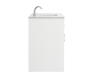 moore Single Bathroom Vanity in White