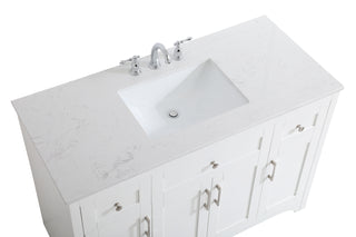 moore Single Bathroom Vanity in White