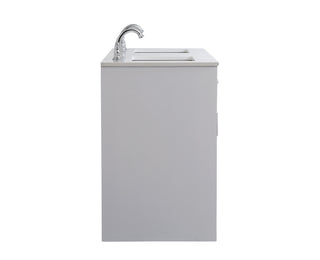 moore Double Bathroom Vanity in Grey