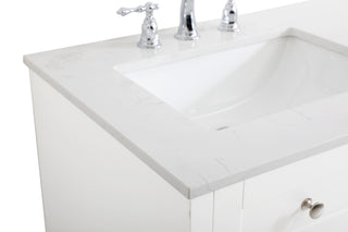 moore Double Bathroom Vanity in White