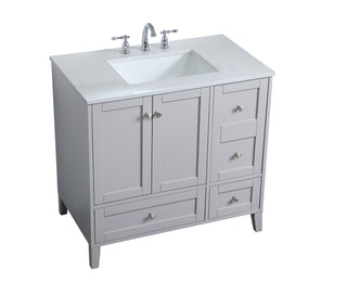 sommerville Single Bathroom Vanity in Grey