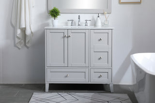sommerville Single Bathroom Vanity in Grey