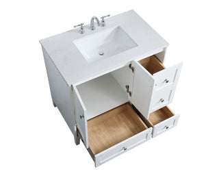 sommerville Single Bathroom Vanity in White