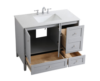 sommerville Single Bathroom Vanity in Grey
