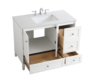 sommerville Single Bathroom Vanity in White