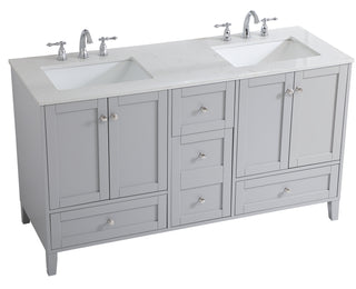 sommerville Double Bathroom Vanity in Grey