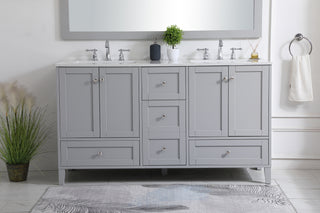 sommerville Double Bathroom Vanity in Grey