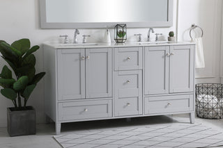 sommerville Double Bathroom Vanity in Grey