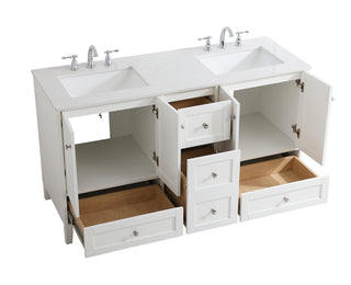 sommerville Double Bathroom Vanity in White