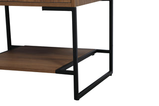 Gerard Single Bathroom Vanity in Walnut Brown