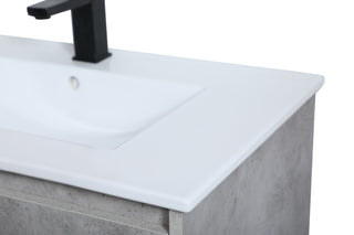Gerard Single Bathroom Vanity in Concrete Grey