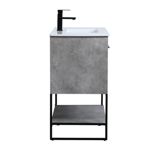 Gerard Single Bathroom Vanity in Concrete Grey