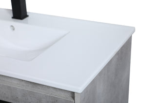Gerard Single Bathroom Vanity in Concrete Grey