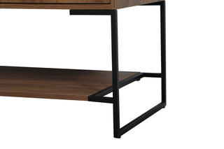 Gerard Single Bathroom Vanity in Walnut Brown