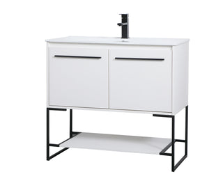 Gerard Single Bathroom Vanity in White