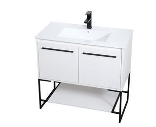 Gerard Single Bathroom Vanity in White