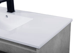 Gerard Single Bathroom Vanity in Concrete Grey