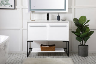 Gerard Single Bathroom Vanity in White