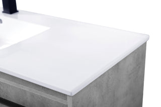 Gerard Single Bathroom Vanity in Concrete Grey