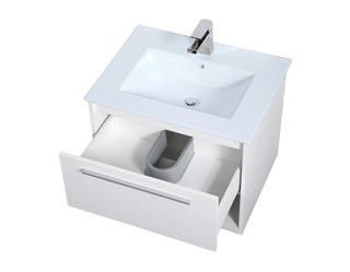 Kasper Single Bathroom Floating Vanity in White