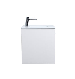 Kasper Single Bathroom Floating Vanity in White
