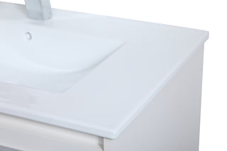 Kasper Single Bathroom Floating Vanity in White