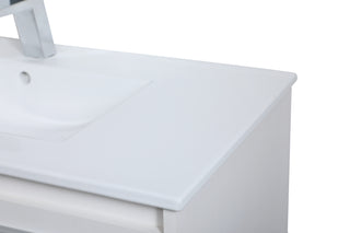 Kasper Single Bathroom Floating Vanity in White