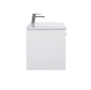 Kasper Single Bathroom Floating Vanity in White